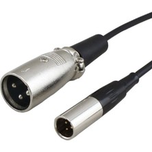 Mykablo 3 Pin Mini XLR Erkek to 3 Pin XLR Erkek Kablo 50 cm
