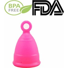 Jawlinster Adet Kabı Regl Kabı Menstrual Cup Small Beden Rose Medikal Sınıf Silikon Adet Kabı