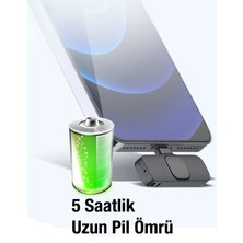 Ason Plus Ally K8 Lightning iPhone Tak Konuş Wireless Kablosuz Mini Yaka Mikrofonu Canlı Yayın Mikrofonu