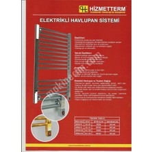 Hizmetterm Elektrikli Havlupan 50X70 Krom