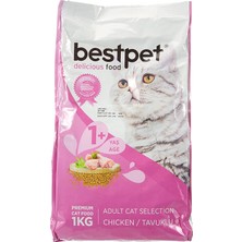 Bestpet Tavuklu Yetişkin Kedi Maması 1 kg