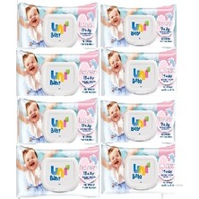 Uni Baby Ilk Adım Islak Mendil 52 Yaprak x 8 Adet
