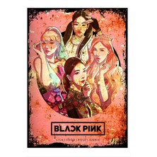 Ekart  blackpink Müzik Grubu Hediyelik Ahşap Tablo