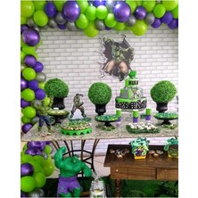 Rönesans Parti Hulk Balon Zincir Seti 100 Adet Balon