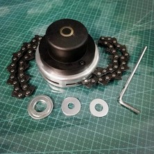 Evrensel Çim Biçme Makinesi Zincir Kafa Brushcutter Giyotin Bahçe Çalı Kesici Alet Yedek Parçaları