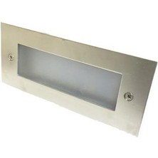 Hazar Led Dikdörtgen Merdiven Spot Koridor Aydınlatma Gün Işığı 2,5W 11x5,3 Cm HELIOS-91-2500
