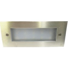 Hazar Led Dikdörtgen Merdiven Spot Koridor Aydınlatma Gün Işığı 2,5W 11x5,3 Cm HELIOS-91-2500