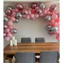 Rönesans Parti Özel Gün Krom-Pastel Balon Konsepti 100 Adet
