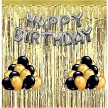 Rönesans Parti Yetişkin Doğum Günü Seti Happy Bırthday - Balon ve Perdeli