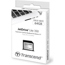 Transcend TS64GJDL350 64 GB Jetdrıve Lite 350 95/55MB/S  Genişleme Kartı