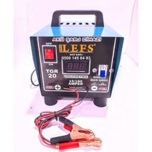 Pro Lefs Tam Otomatik Bakır Sargılı Akü Şarj Cihazı 12 V 20 Amper 180 Ampere Kadar Şarj