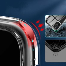 Techno Guru Samsung Galaxy S22 Ultra Için Şeffaf Metaseatlı Airbag Özellikli Chuusy Premium Silikon Kılıf