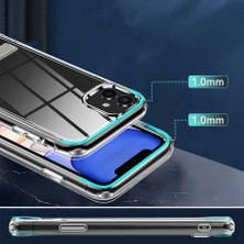 Techno Guru Samsung Galaxy S22 Ultra Için Şeffaf Metaseatlı Airbag Özellikli Chuusy Premium Silikon Kılıf