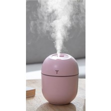 Xhang 220 ml Mini Hava Nemlendirici Taşınabilir USB Aroma Difüzör Ultrasonik Serin Su Mist Difüzör Ev Araba LED Gece Lambası Için | Sıvı Sabunluk Dispenseri (Pembe) (Yurt Dışından)