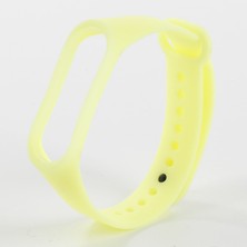 Markacase Xiaomi Mi Band 4 Fosforlu Silikon Kordon Sarı