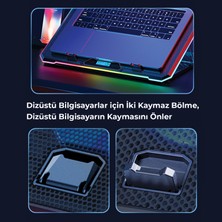 Bix BX-CP02G RGB Aydınlatmalı Gaming Notebook Soğutucu & Telefon Standı