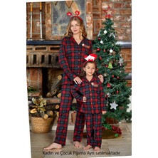 Cossy By Aqua Ekose Desenli Kadın Pijama Takımı 23060