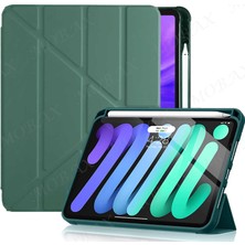 MobaxAksesuar Apple iPad Pro 12.9 3. 4. 5. 6. Nesil Kılıf Kalem Şarj Bölmeli Case 2018 - 2022