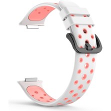 Gpack Huawei Watch Fit 2 Kordon Delikli Silikon Birebir Hs 19 Pembe