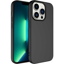 Smcase Apple iPhone 14 Pro Kılıf Mara Lansman Silikon Mat Soft Korumalı Siyah