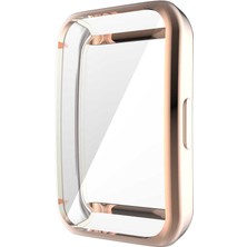Smcase Huawei Band 7 Kordon Önü Kapalı Renkli Silikon Gard 09 Gold