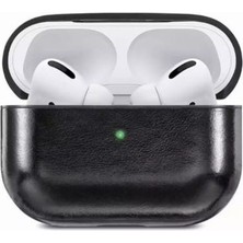 Dlrcase Apple Airpods Pro Kılıf Suni Deri Kancalı Silikon Sf9 Siyah