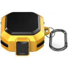 Dlrcase Samsung Galaxy Buds Live Kılıf Tank Çift Renk Koruma SF11 Sarı