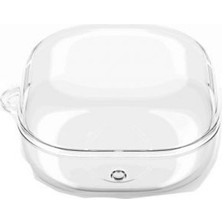 Dlrcase Samsung Galaxy Buds Live Kılıf Transparan Kancalı Silikon SF14 Renksiz