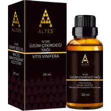 Altes Saf Üzüm Çekirdek Yağı Soğuk Sıkım 20 ml