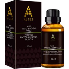 Altes Saf Tatlı Badem Yağı Soğuk Sıkım 20 ml