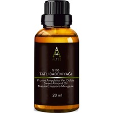 Altes Saf Tatlı Badem Yağı Soğuk Sıkım 20 ml