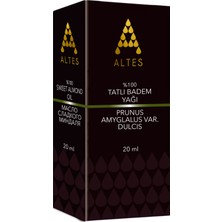 Altes Saf Tatlı Badem Yağı Soğuk Sıkım 20 ml