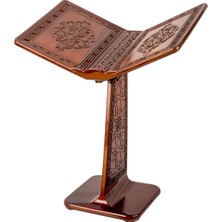 Berat Plastik Rahle - Kıyam Rahle - Kuran Okuma Rahlesi - Ahşap Renk