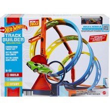 HDX79 Hw Track Builder Spiral Dönüşlü Pist Seti, Hot Wheels Track Builder