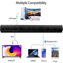 Xinhang Kablosuz Bluetooth Soundbar Hoparlör Sistemi Kablolu Kablosuz Surround Stereo Ev Sineması Tv Projektör (Yurt Dışından)