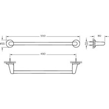 Artema A44944 Artema Marin Uzun Havluluk, 450MM