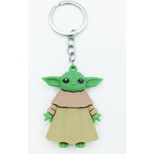 PopŞeker Star Wars Yoda ve Avengers Galaxy Groot 2'li Anahtalıklı Grot, Yoda Karakter