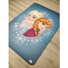 Eko Halı Disneyland Frozen Karlarülkesi 01 Blue Çocuk Halısı 120X180 cm