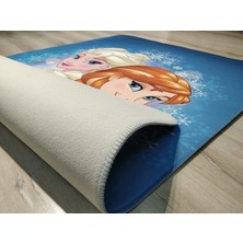 Eko Halı Disneyland Frozen Karlarülkesi 01 Blue Çocuk Halısı 120X180 cm