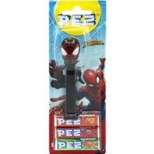 Unibon Pez Oyuncaklı Meyve Aromalı Şeker Spiderman Serisi Miles Morales Figürü 3 x 8,5 gr