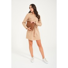Simfa Kadın Deri Kapitone Clutch Çanta