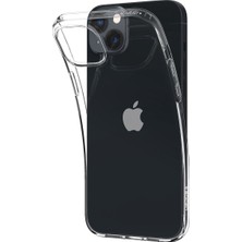 Spigen Apple iPhone 14 / iPhone 13 Kılıf Liquid Crystal 4 Tarafı Tam Koruma Crystal Clear - ACS05033