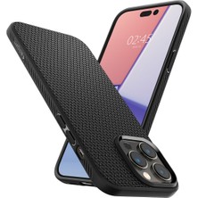 Spigen Apple iPhone 14 Pro Max Kılıf Liquid Air Matte Black - ACS04813