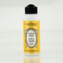 Cadence 120ML Su Bazlı Yarı Mat Akrilik Vernik Çatlatma Teknikleri Haricinde Kullanım İçin