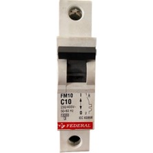 Federal C10 Monofaze 10 Ka Otomatik Sigorta FM10