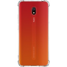 Kzy Xiaomi Redmi 8A Kapak Köşe Korumalı Airbag Antishock Şeffaf Silikon Kılıf