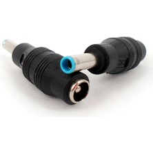 Mykablo 5.5x2.5 mm DC Dişi to 4.5x3.0 mm HP Mavi DC Erkek Uç Çevirici