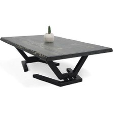 Entema Doğal Ağaç Masif Hibrit Kütük Yemek Masası ve Sehpa 75CM x 115CM