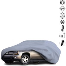 Teksin Chevrolet Trailblazer 1 (2001-2009) Oto Branda Miflonlu Araba Brandası