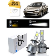 C6 Renault Fluence Uzun Far  Kısa Far Led Xenon Şimşek Etkili